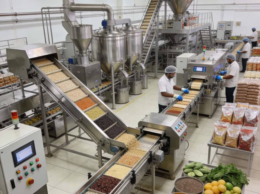 Packaging and filling plants